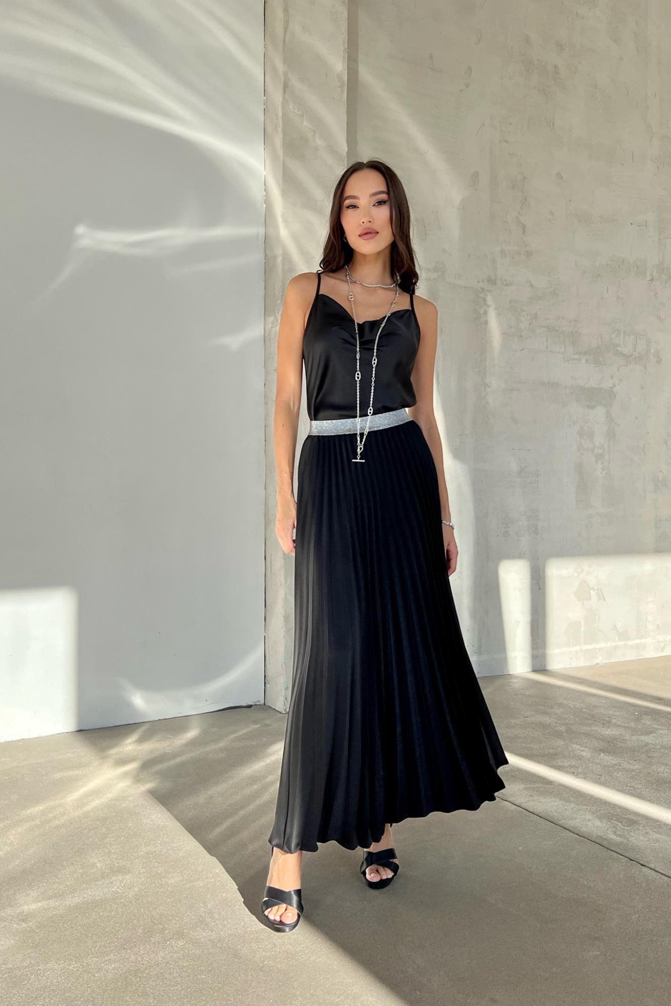 SEVEN LAB - Юбка плиссе 100 см в черном цвете