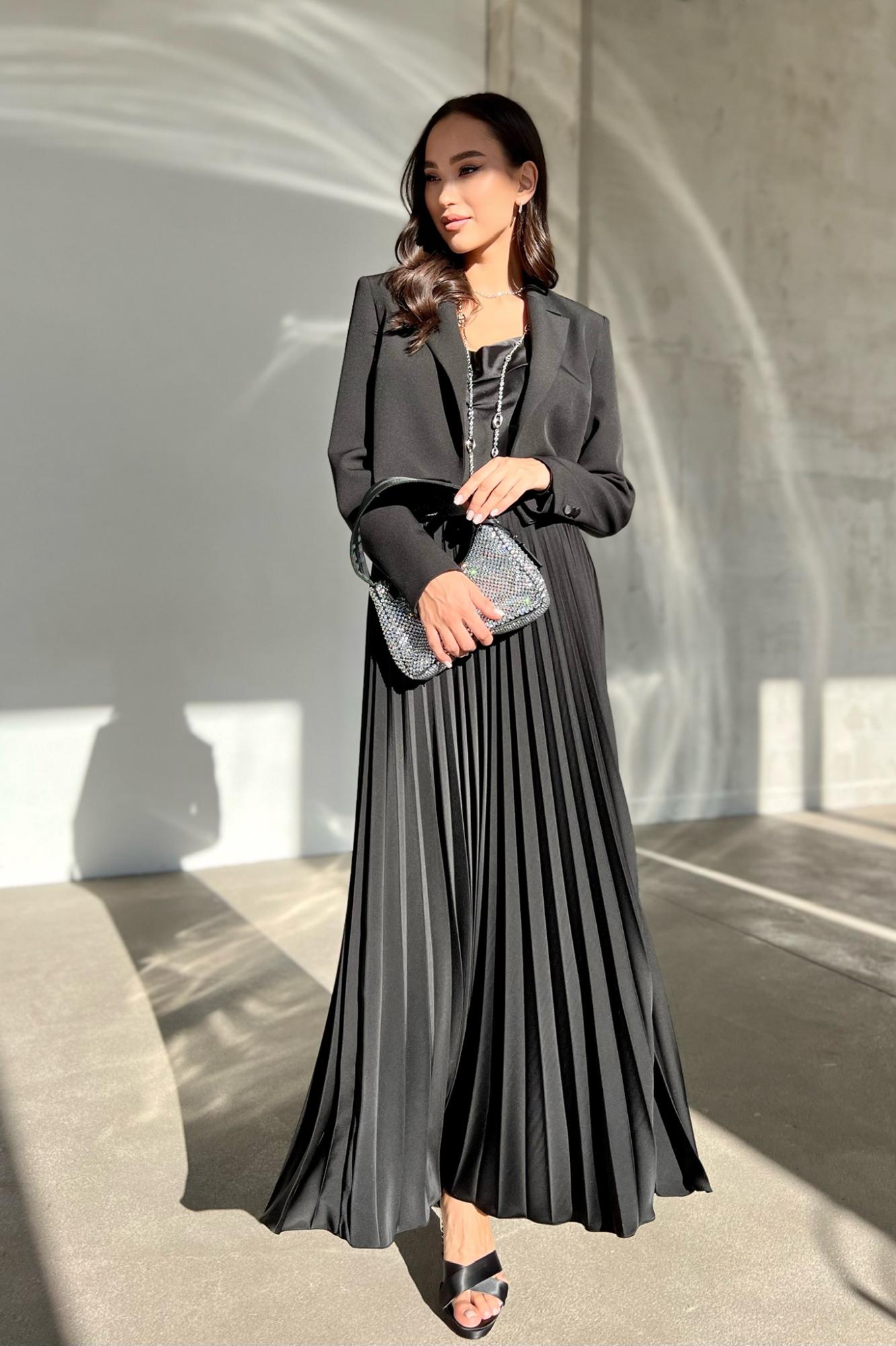 SEVEN LAB - Юбка плиссе 100 см в черном цвете