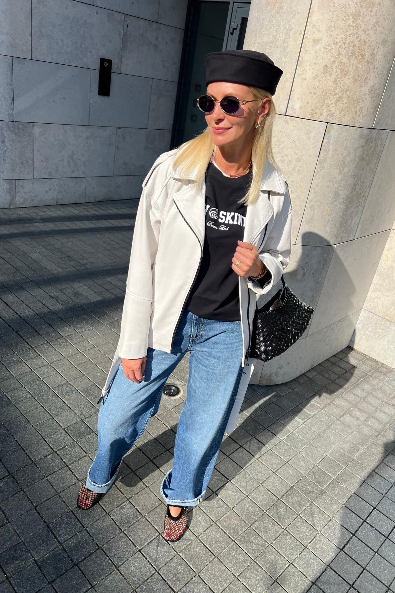 Seven Lab - Белая куртка-косуха