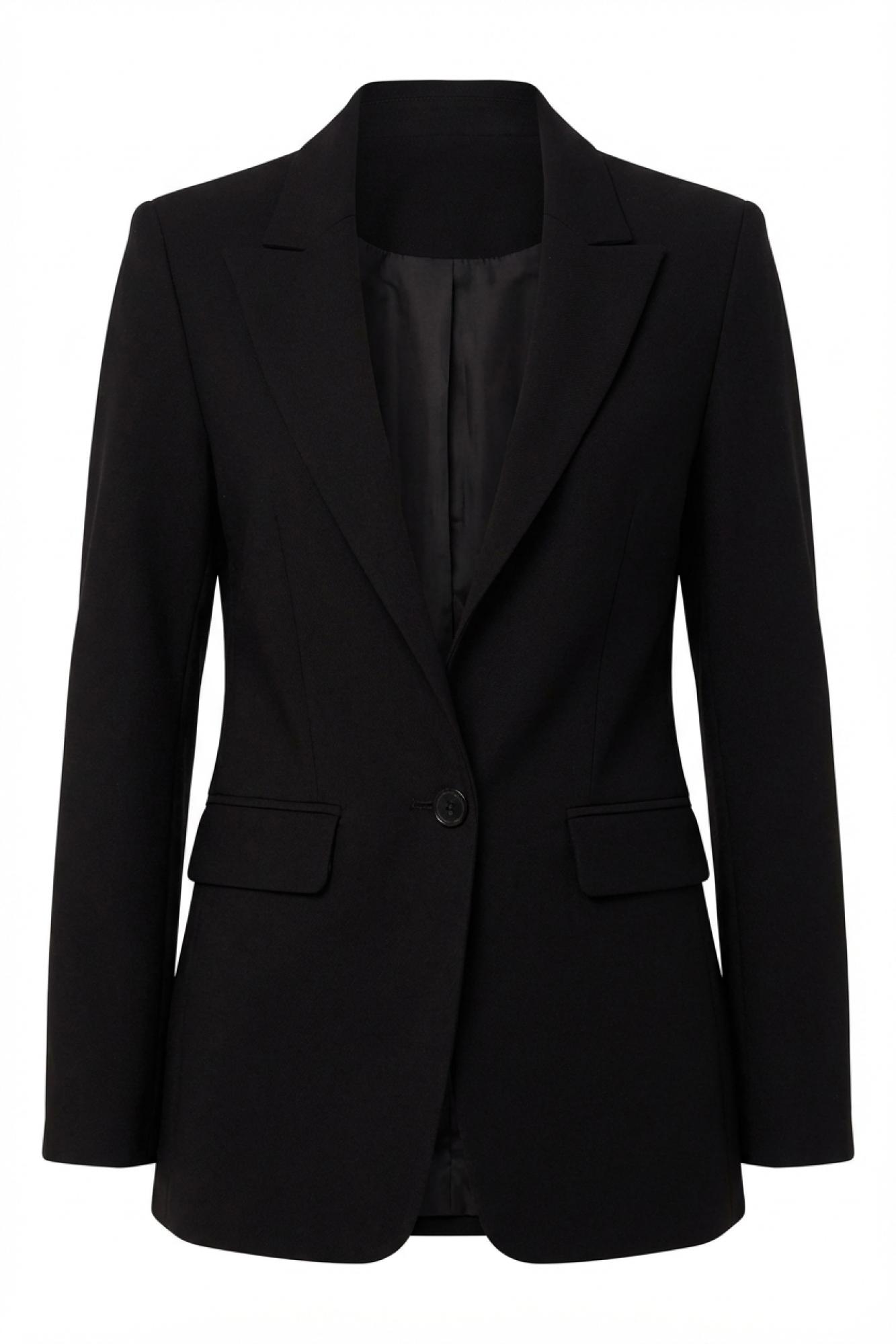 Seven Lab - Жакет из вискозы в черном цвете