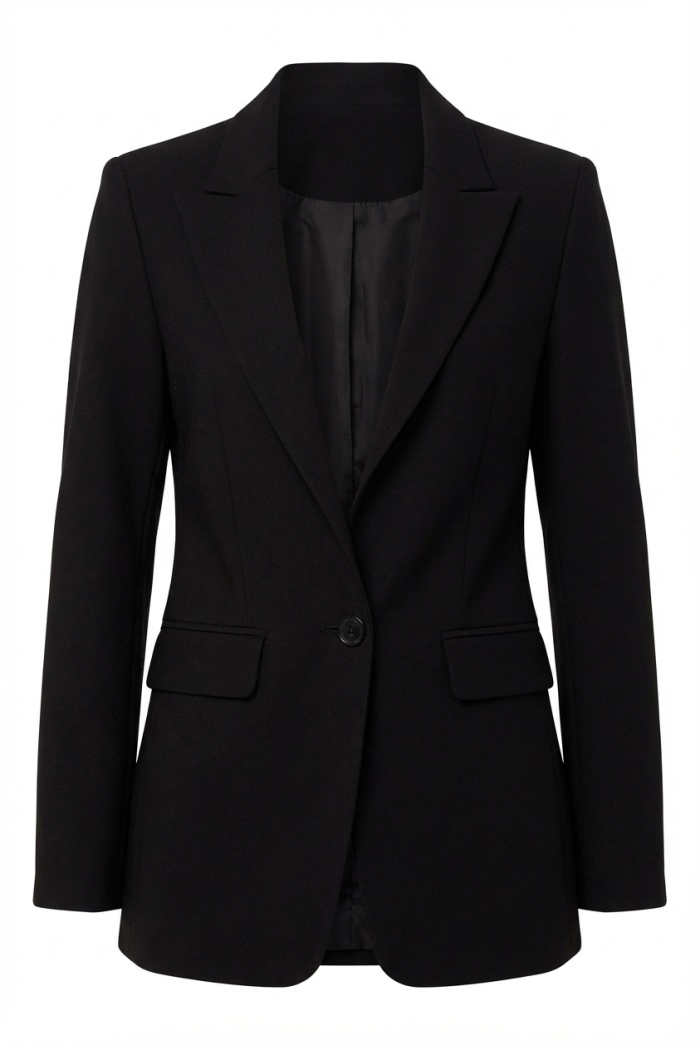 Seven Lab - Жакет из вискозы в черном цвете