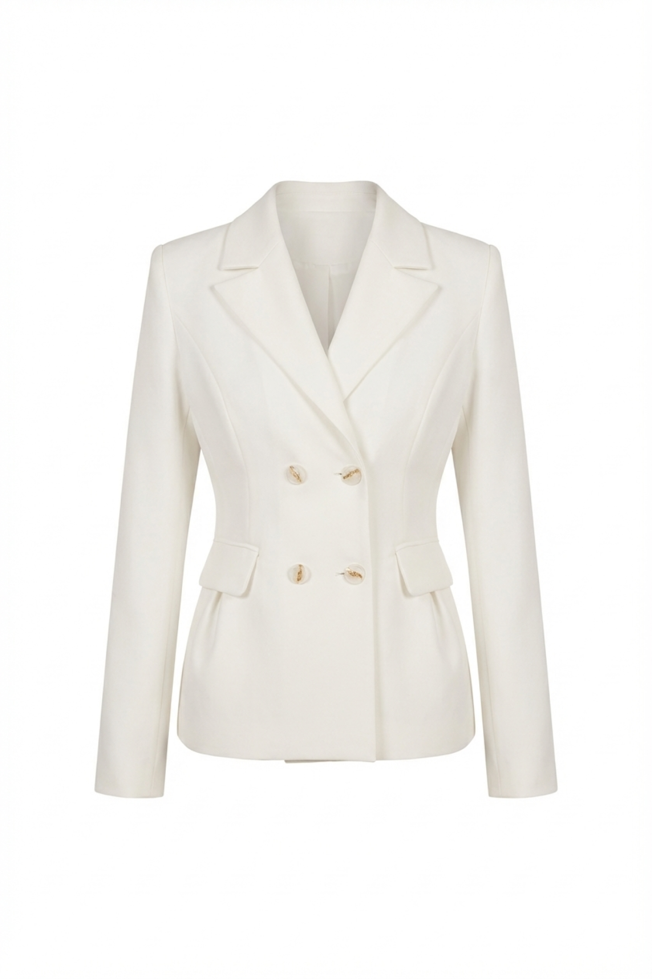 Seven Lab - Жакет приталенный в белом цвете, женская