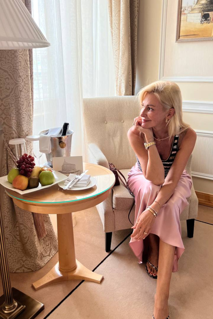 Seven Lab - Юбка Оскар 100см в цвете пыльная роза