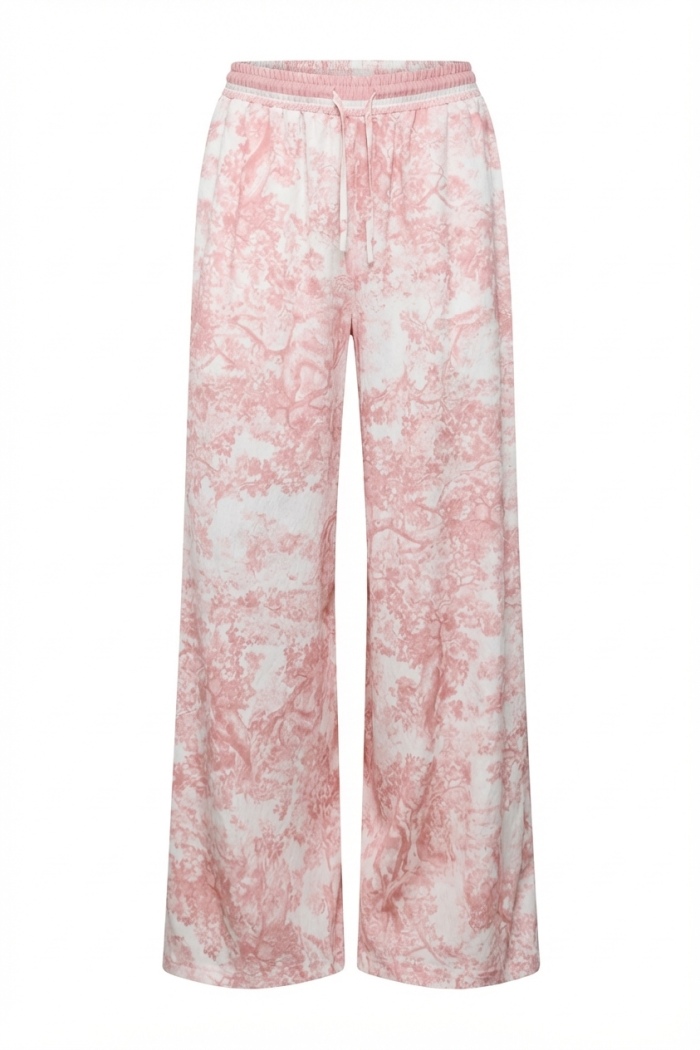 Seven Lab - Брюки на резинке туаль в розовом цвете