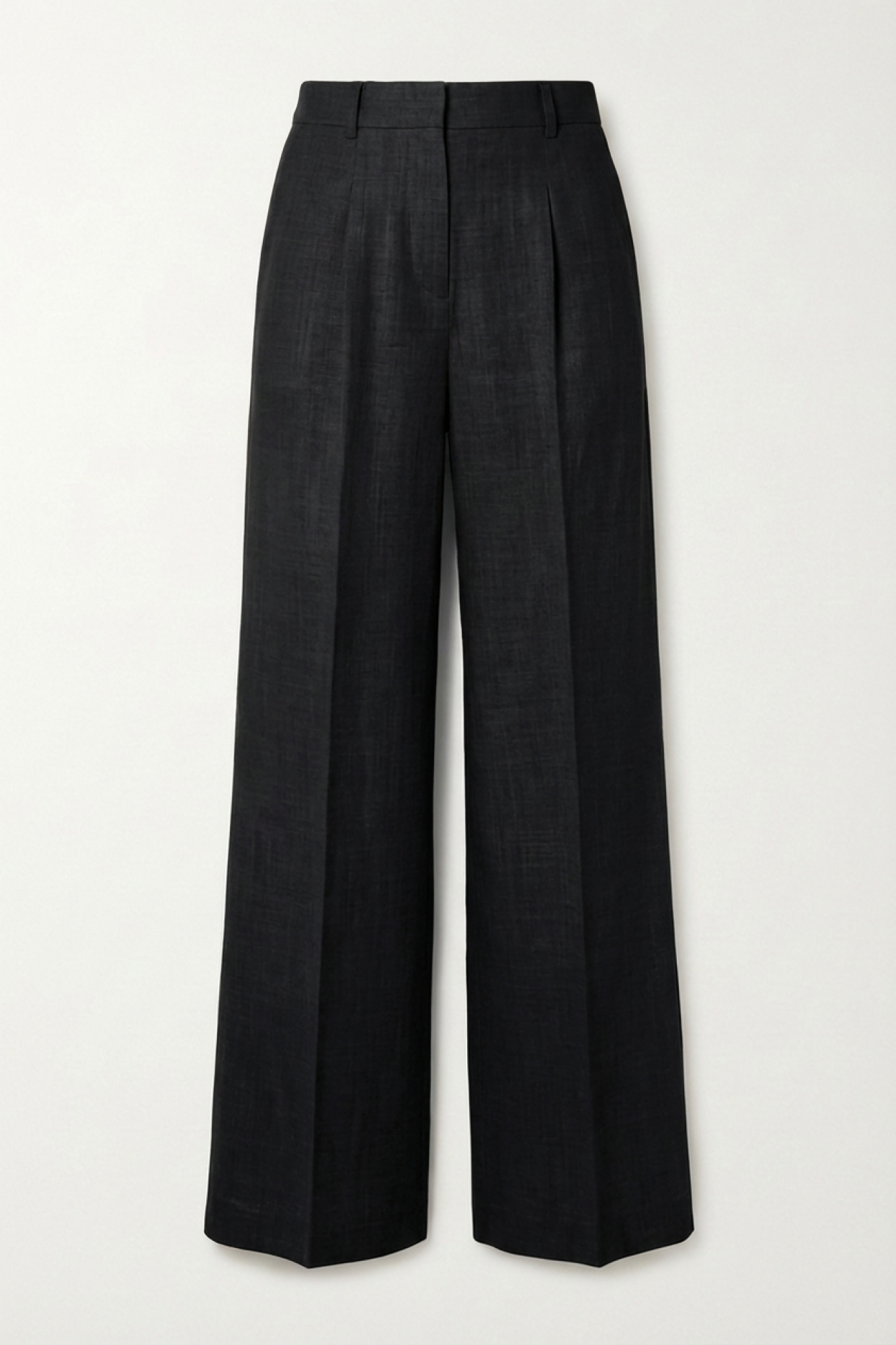 Seven Lab - Брюки изо льна в черном цвете, женская