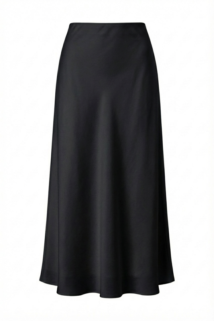 Seven Lab - Юбка вуаль 85 см с подкладом в черном цвете
