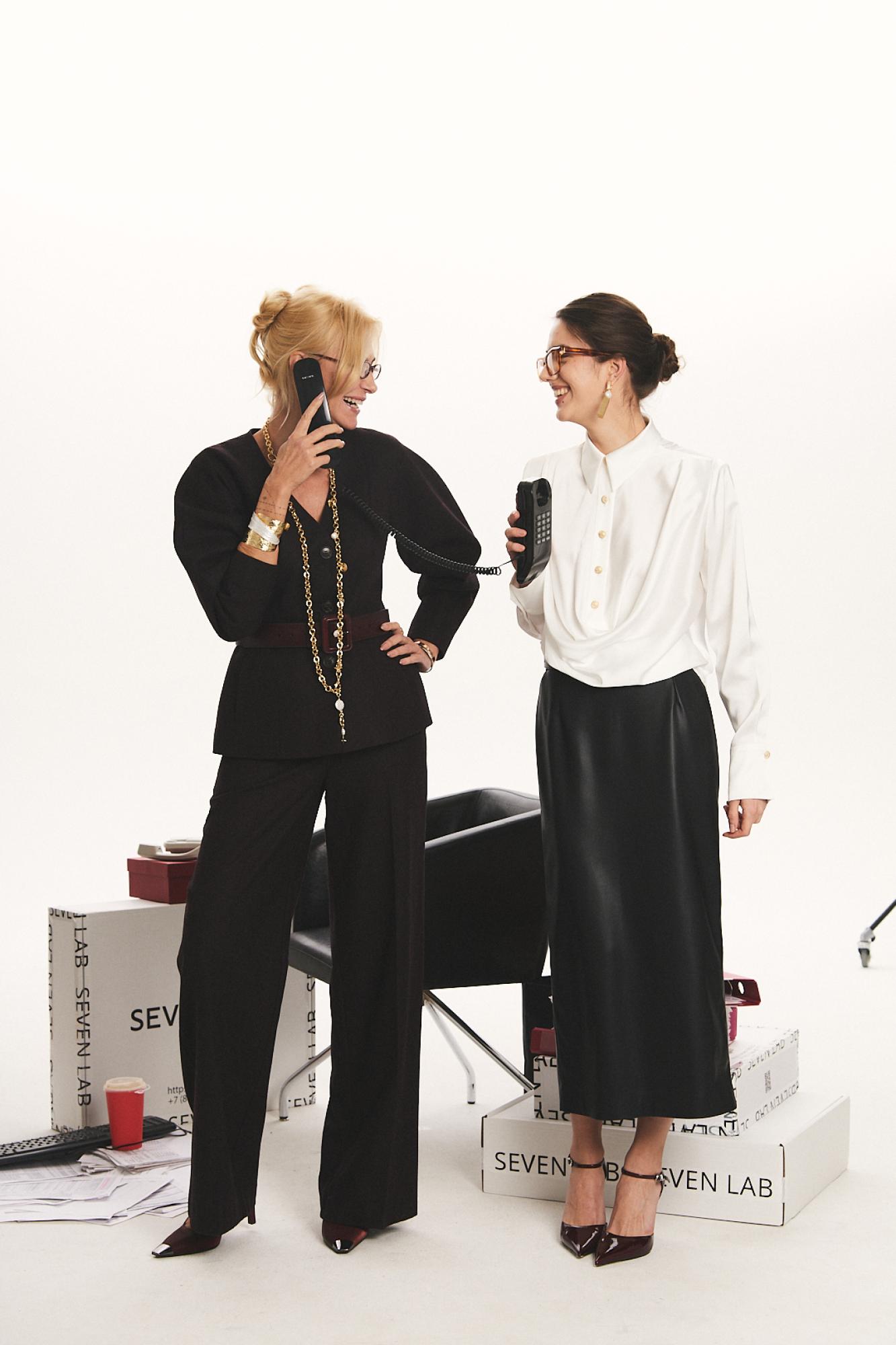 Seven Lab - Жакет приталенный в винном цвете