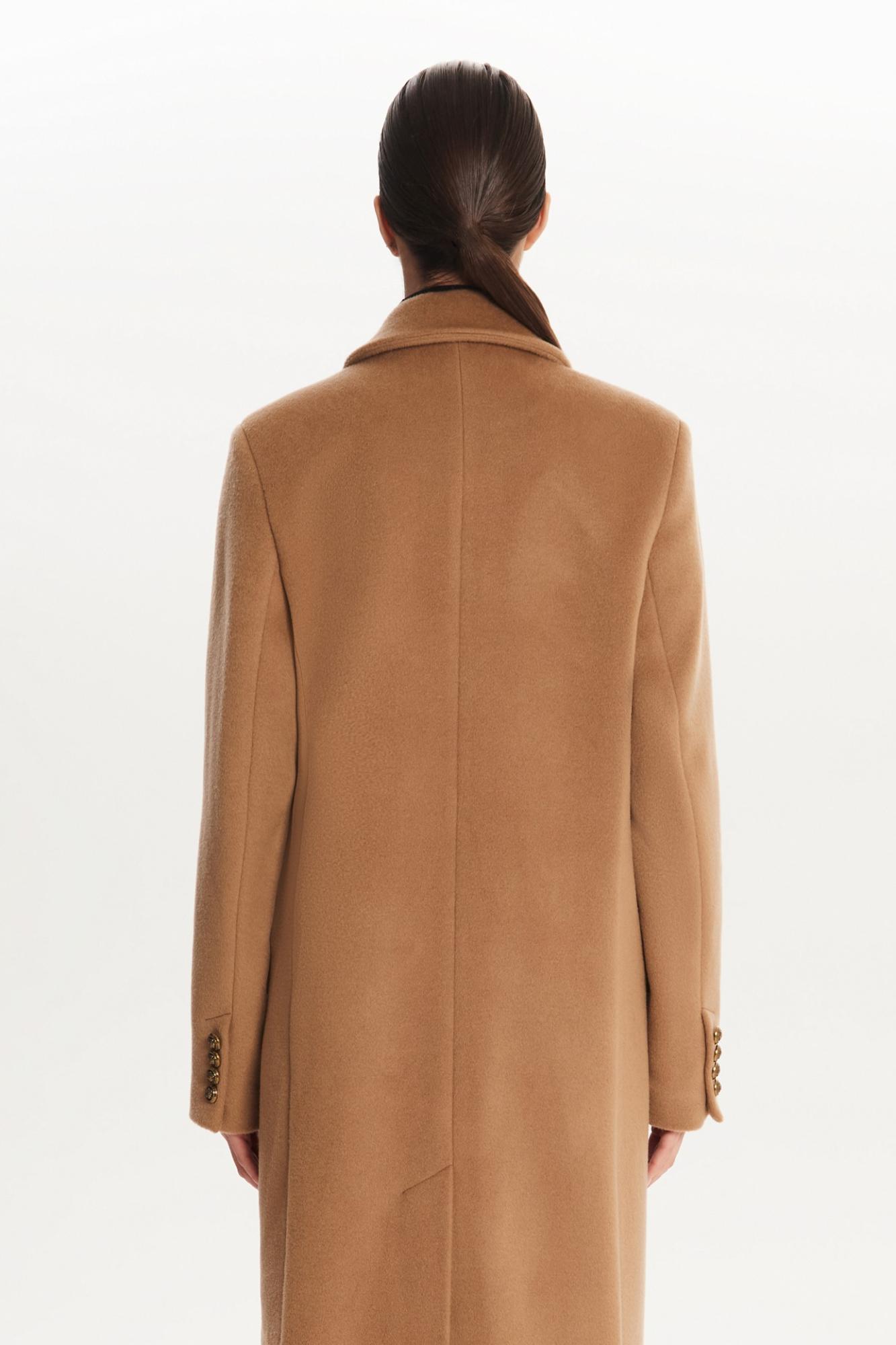 Seven Lab - Пальто двубортное в цвете кэмел