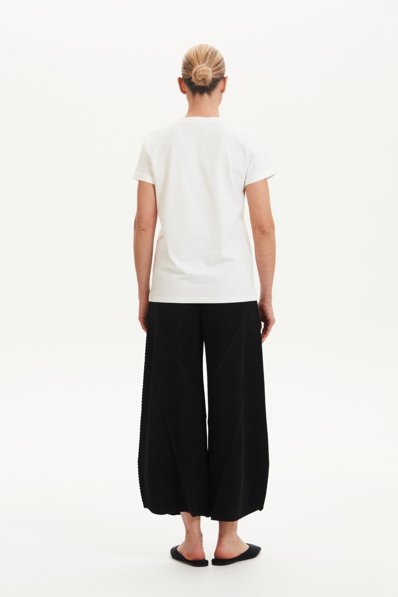 Seven Lab - Брюки кюлоты в рубчик в черном цвете, женская