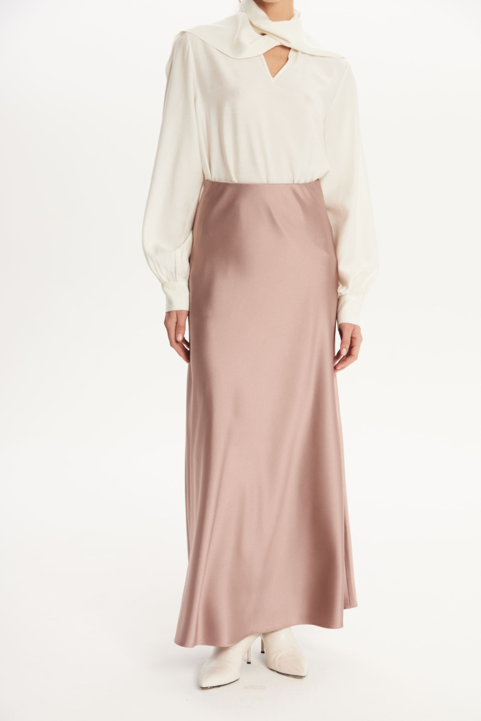 SEVEN LAB - Юбка силуэтная 100 см в цвете мокко