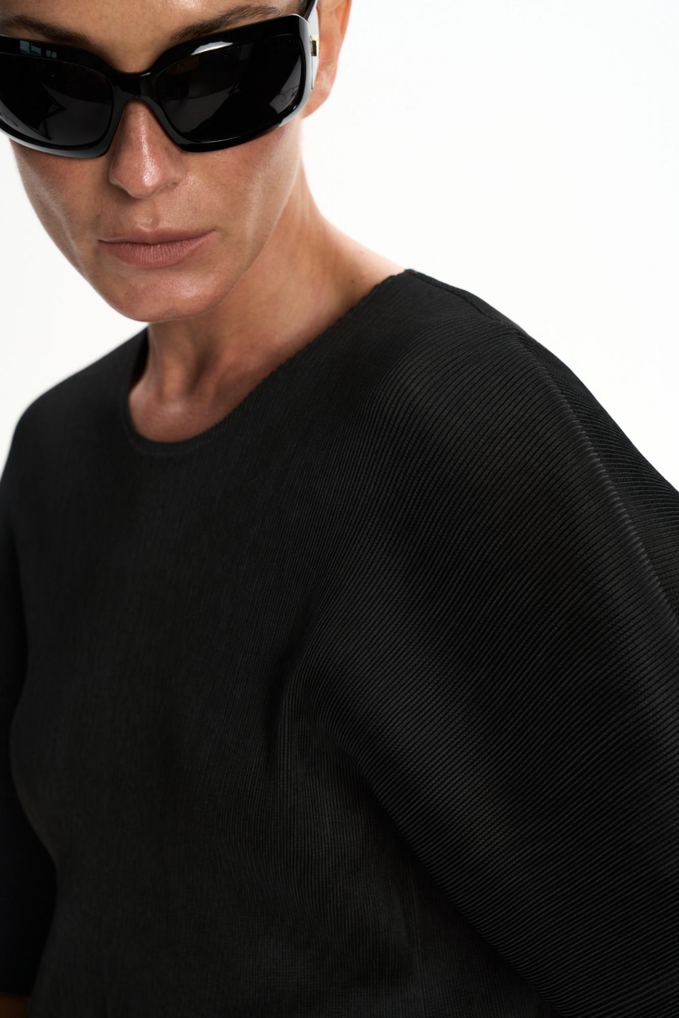 SEVEN LAB - Платье силуэтное в рубчик в черном цвете