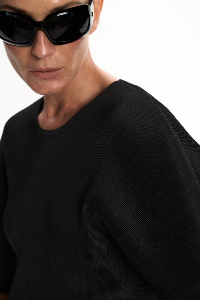 SEVEN LAB - Платье силуэтное в рубчик в черном цвете