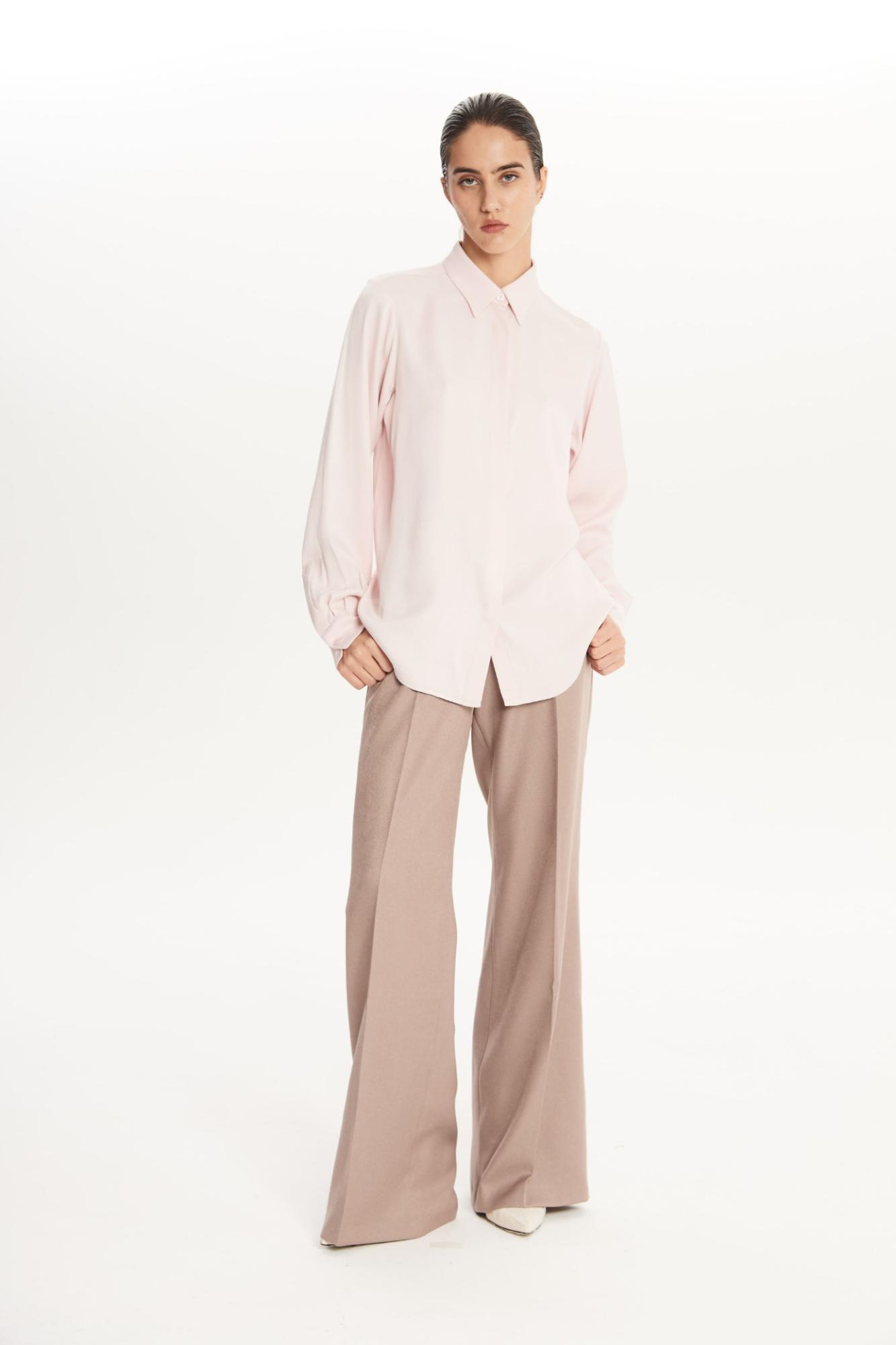 SEVEN LAB - Блуза из вискозы в розовом цвете