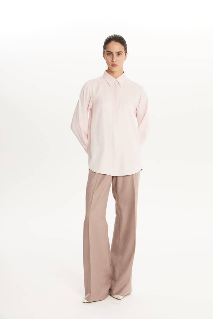 SEVEN LAB - Блуза из вискозы в розовом цвете