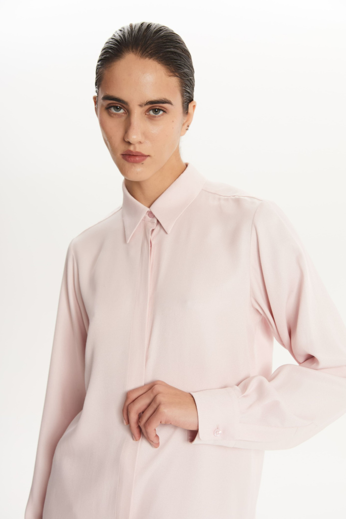 SEVEN LAB - Блуза из вискозы в розовом цвете