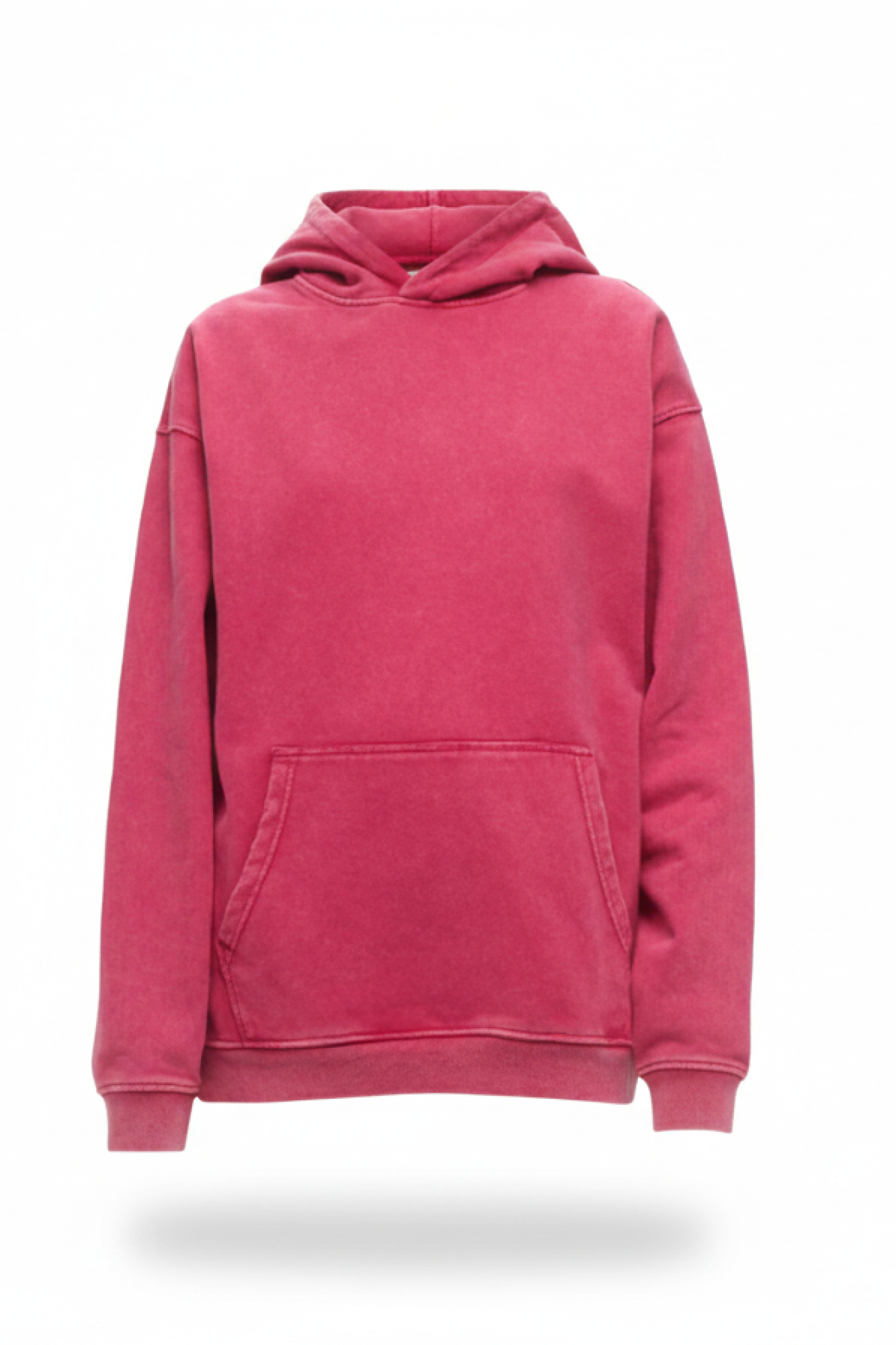 Seven Lab - Худи в малиновом цвете с бордовыми стразами