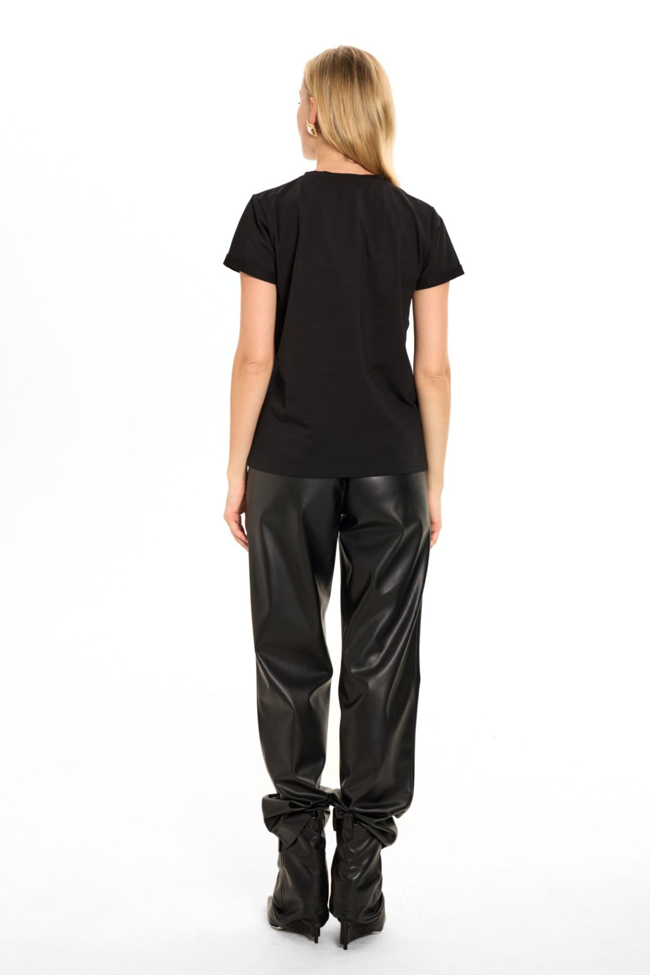 Seven Lab - Футболка прямого кроя с надписью SCANDAL в черном цвете