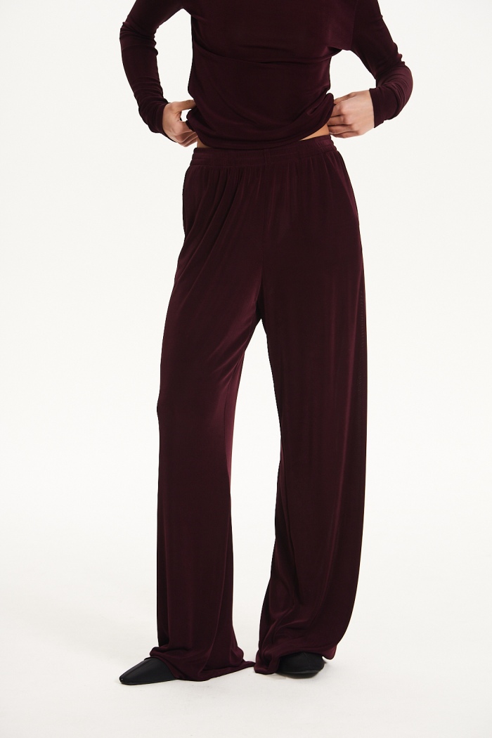 Seven Lab - Костюм из мягкой вискозной ткани в оттенке бургунди