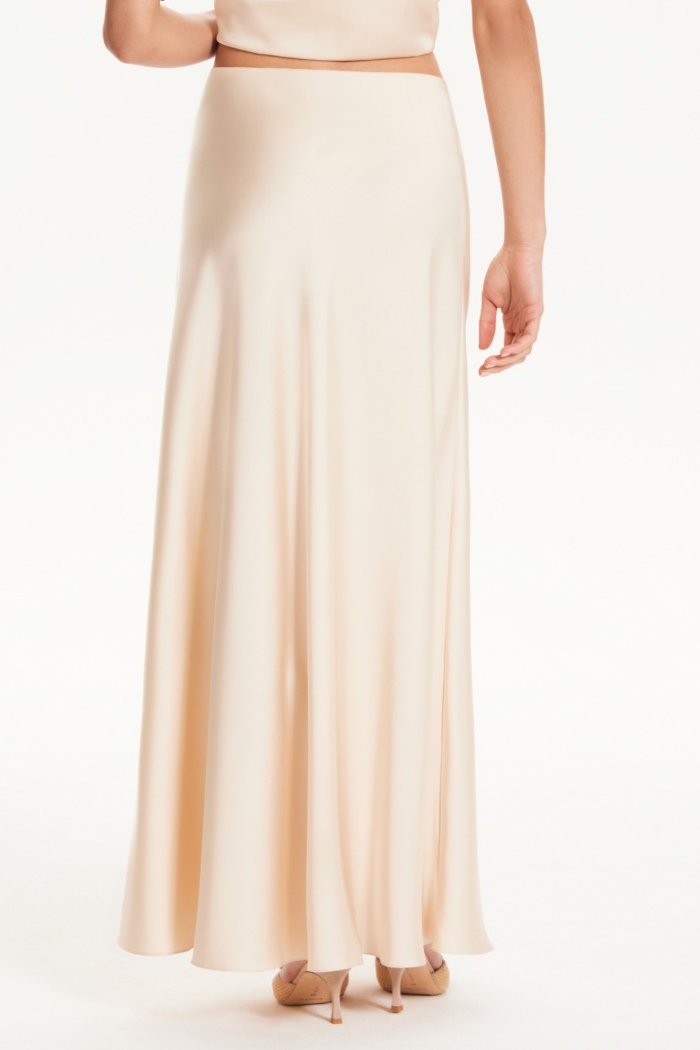 Seven Lab - Юбка силуэтная 100 см в кремовом цвете