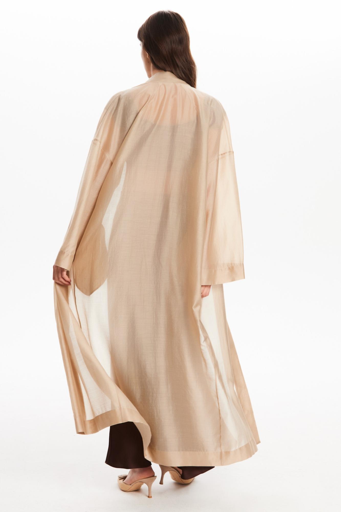 Seven Lab - Кардиган из вуали в бежевом цвете