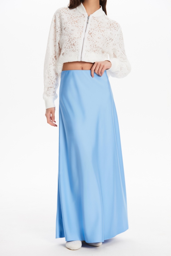 Seven Lab - Юбка силуэтная 100 см в голубом цвете