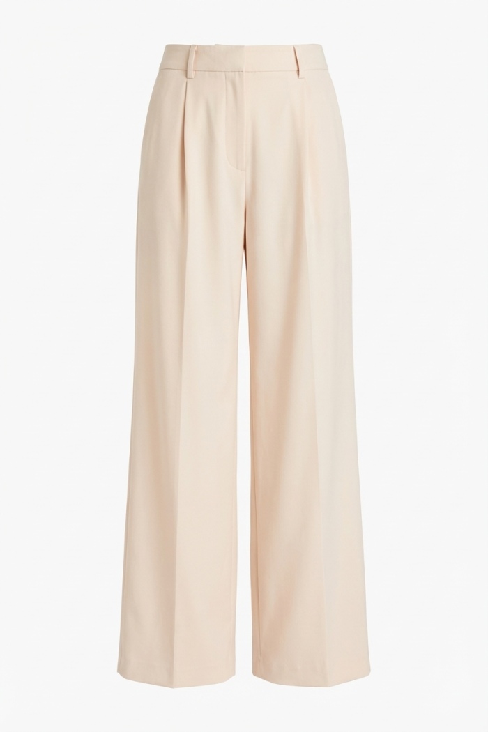 Seven Lab - Брюки-палаццо классические в бежевом цвете