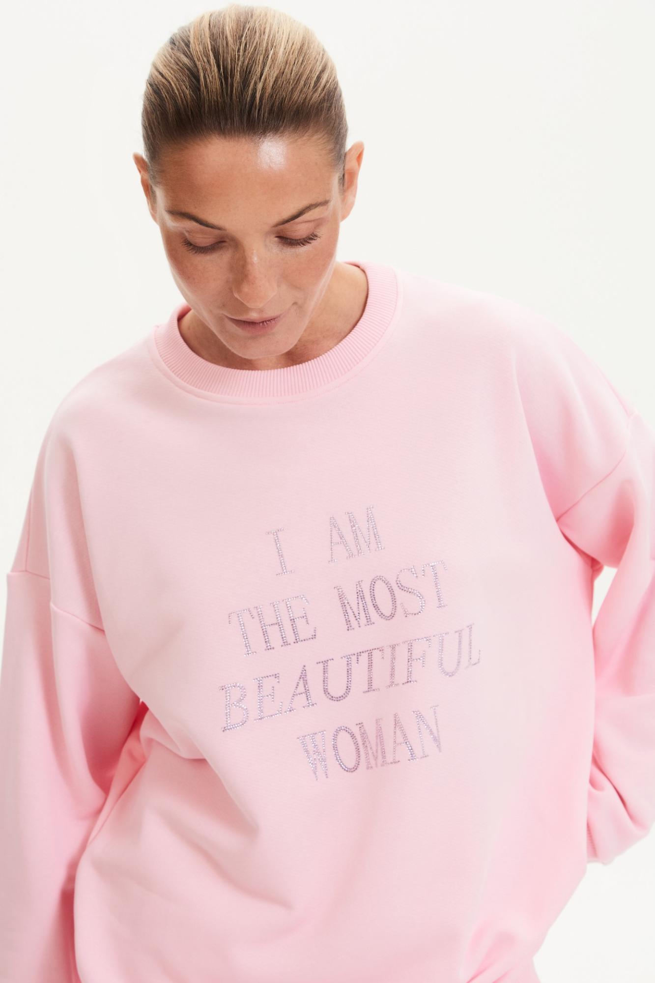 Seven Lab - Костюм свитшот и брюки в розовом цвете