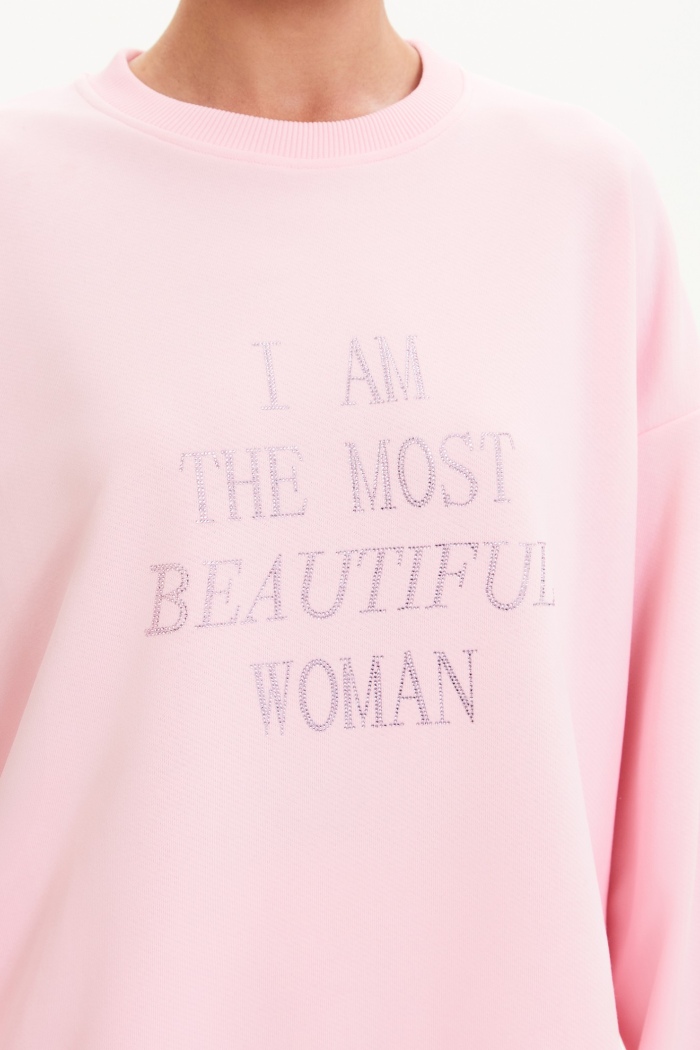 Seven Lab - Костюм свитшот и брюки в розовом цвете