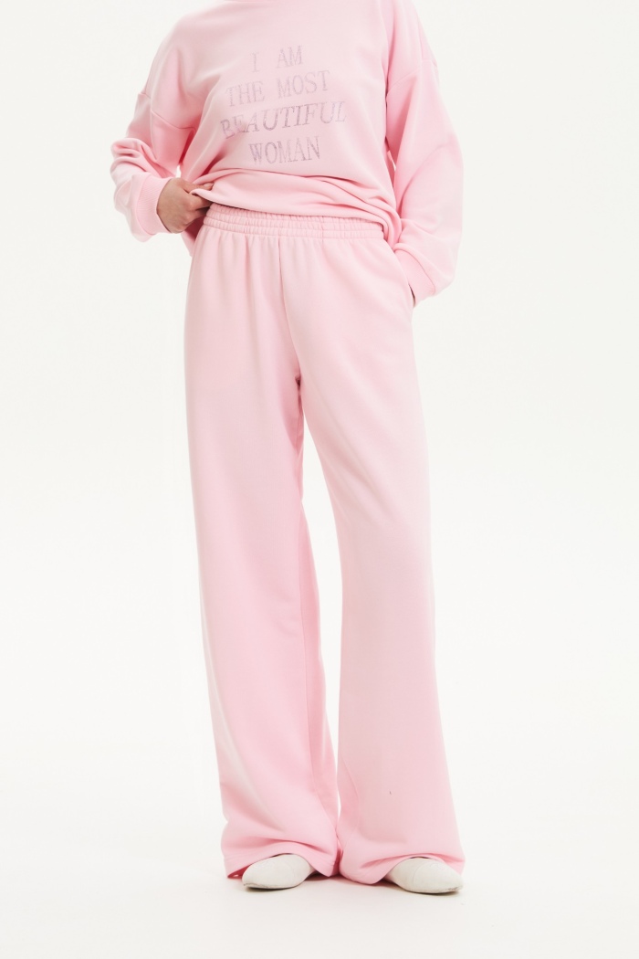 Seven Lab - Костюм свитшот и брюки в розовом цвете