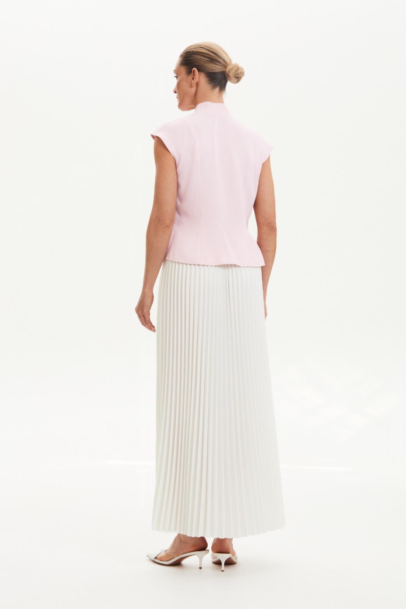 Seven Lab - Юбка плиссе 80 см в белом цвете