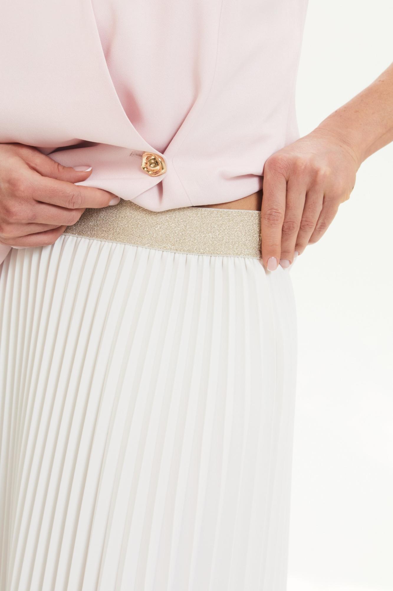 Seven Lab - Юбка плиссе 80 см в белом цвете