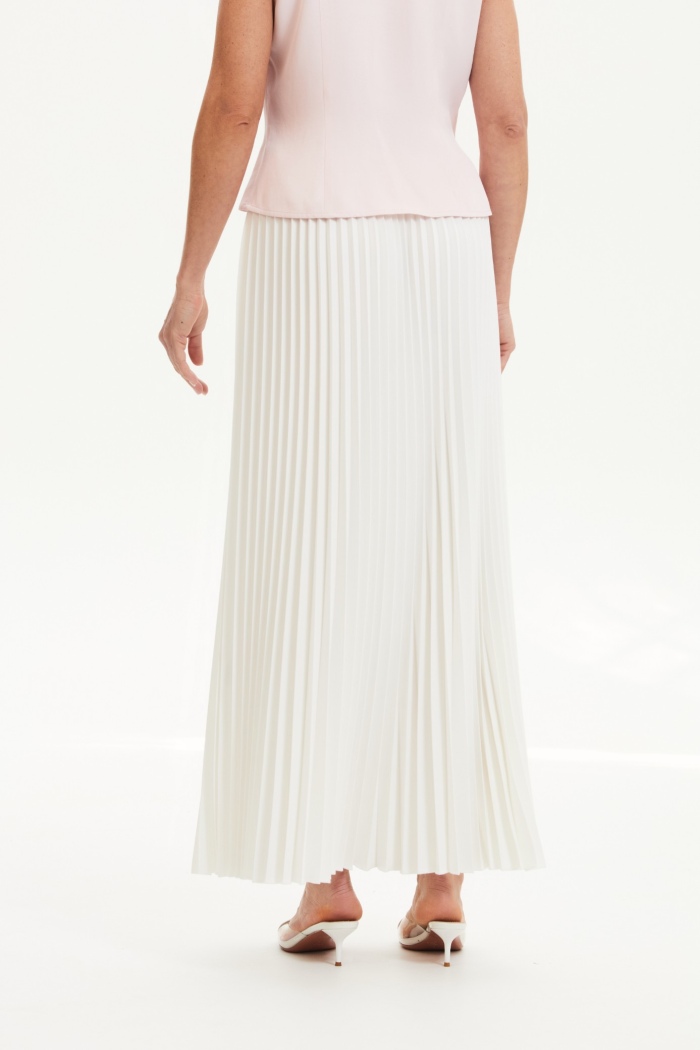 Seven Lab - Юбка плиссе 80 см в белом цвете