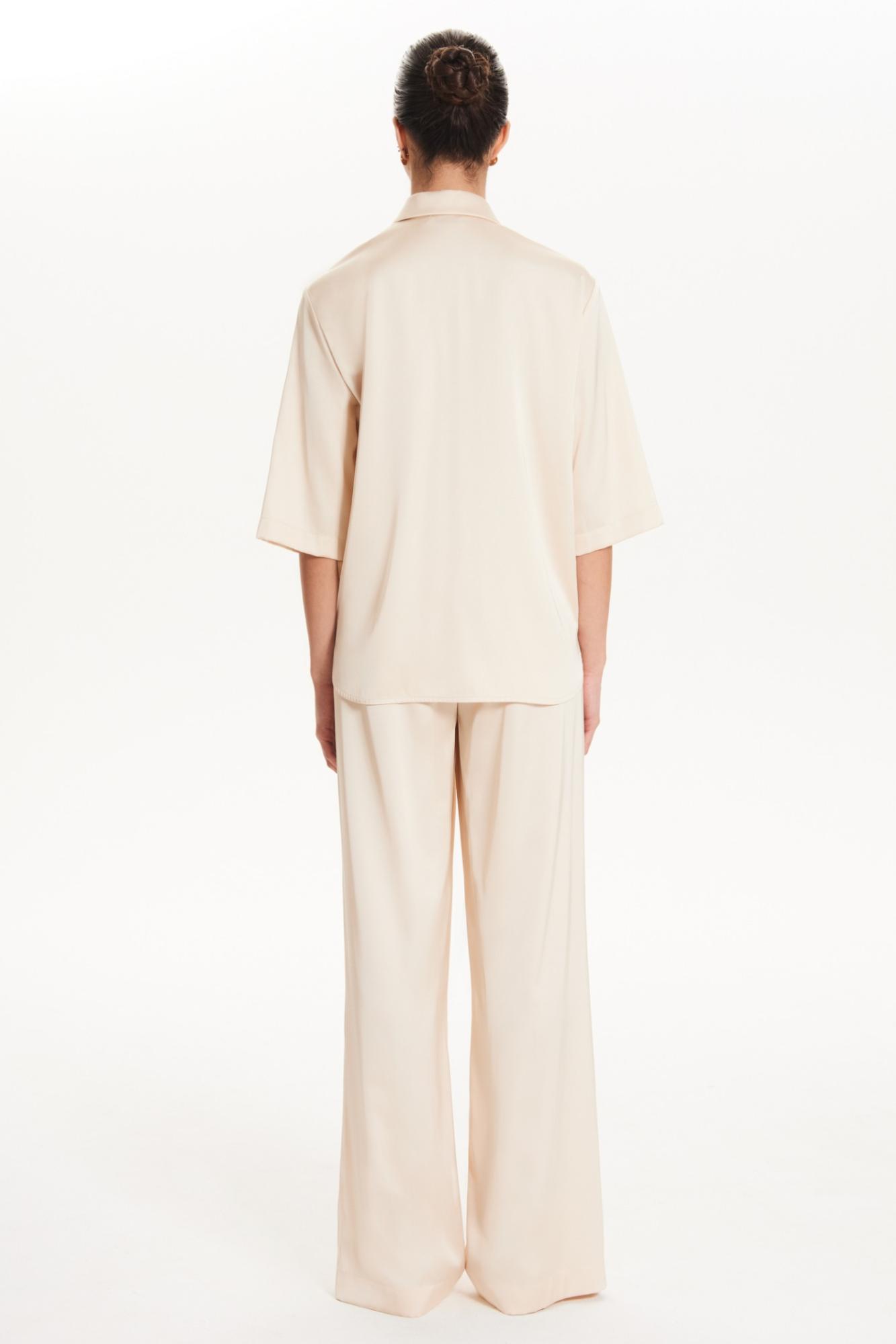 Seven Lab - Жакет с коротким рукавом в кремовом цвете