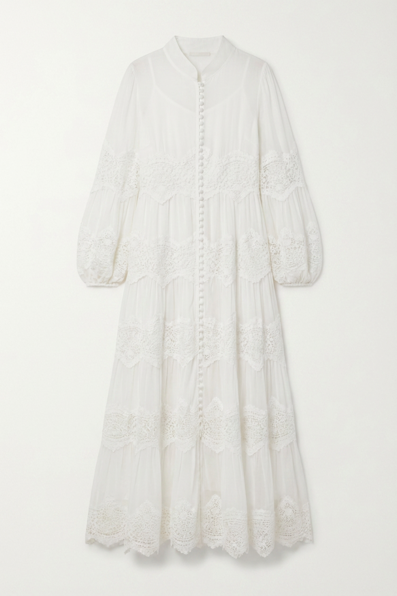 Seven Lab - Платье свободного кроя в белом цвете, женская