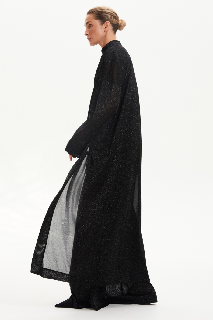 Seven Lab - Кардиган с люрексом в черном цвете