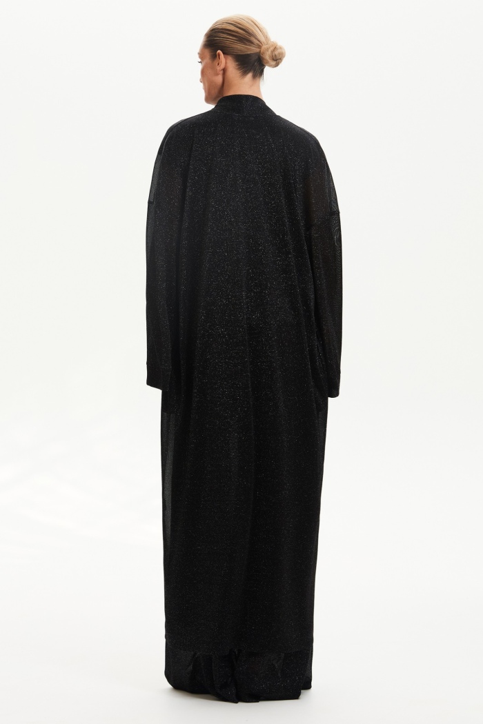 Seven Lab - Кардиган с люрексом в черном цвете