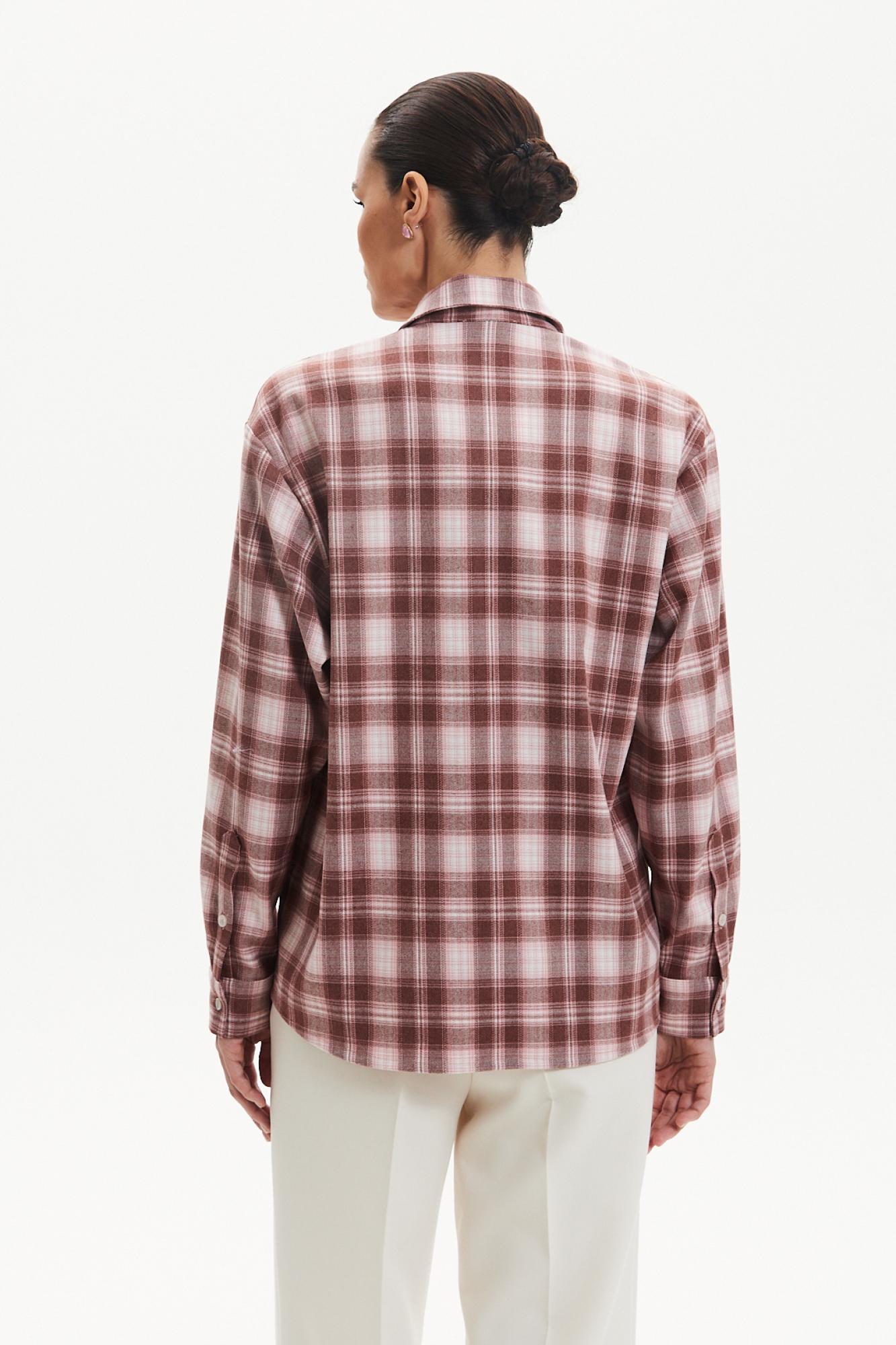 Seven Lab - Рубашка в клетку в розовом цвете, женская