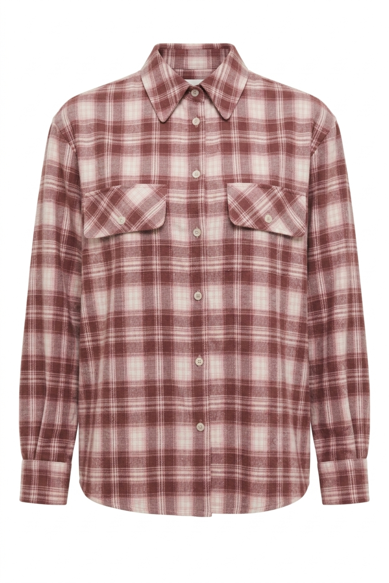 Seven Lab - Рубашка в клетку в розовом цвете, женская